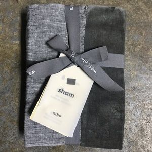 West Elm sham king size